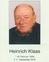 Gedenkseite für Heinz Klaas