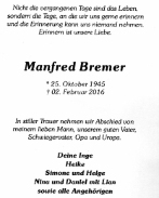 Manfred Bremer