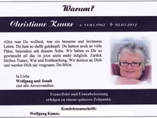 Christiane Kunze 74