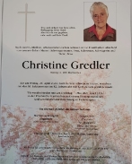 Christine Gredler