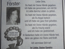 Elvira Förster 72