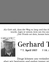 Gedenkseite für Gerhard Karl Trapp