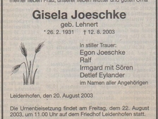 Gisela Joeschke 1