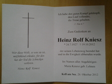 Heinz Rolf Kniesz 1