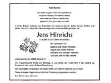 Jens Hinrichs 1