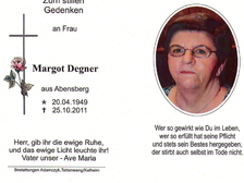 Margot Degner 30