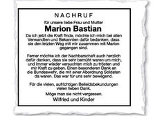 Marion Bastian 26
