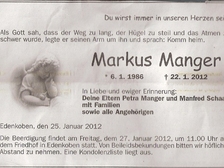 Markus Manger 85