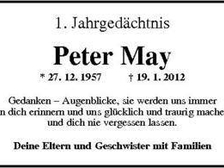 Peter May 1