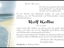 Rolf Kolbe 3
