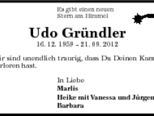 Udo Gründler 1